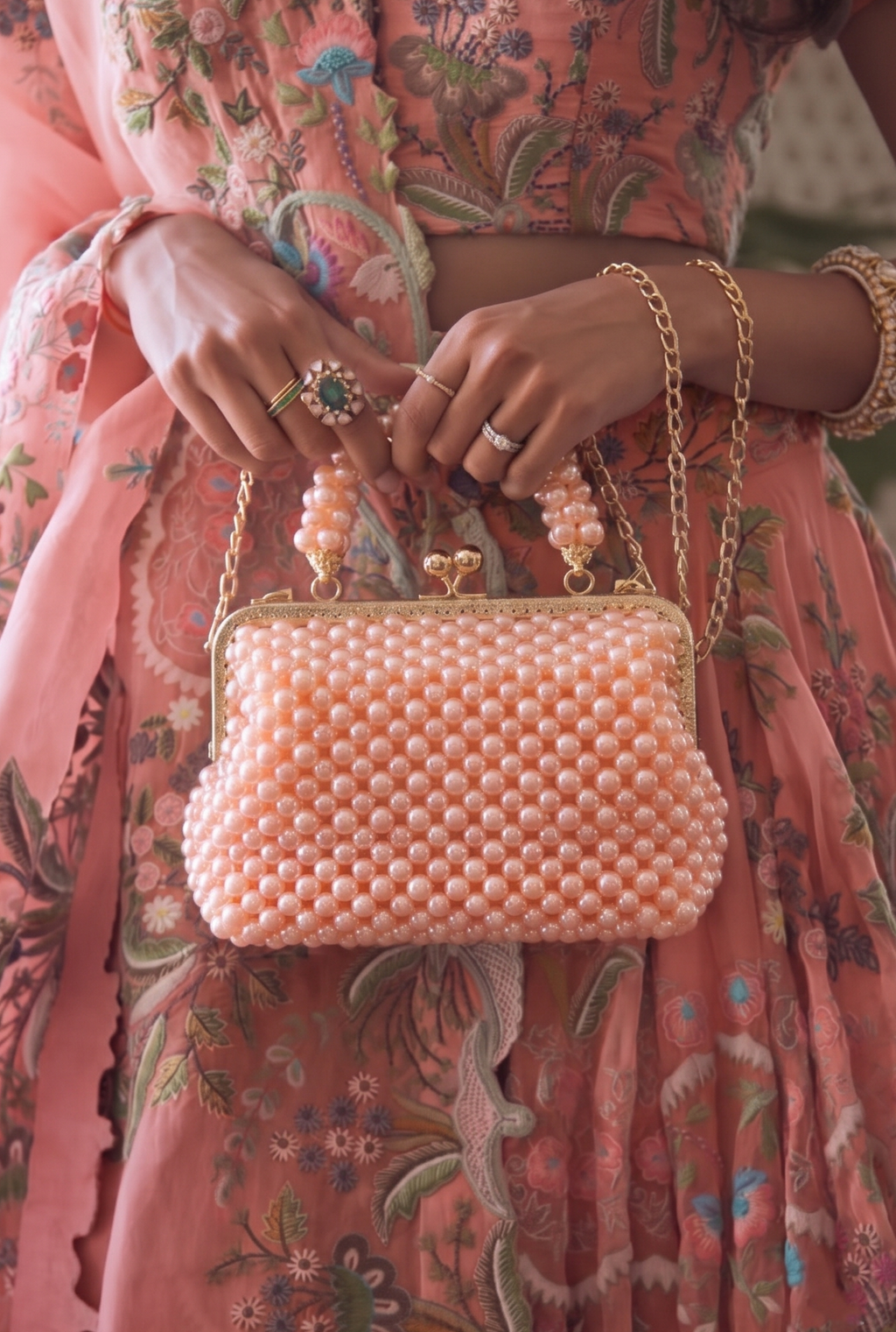 Peach pearls